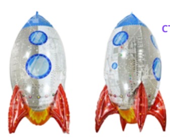 [YX-004] Globo COHETE 32 pulgadas