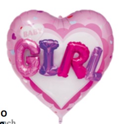 [YX-780] Globo CORAZON GIRL 36 pulgadas