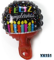 [YX151] Globos de 5 Pulgadas Frase FELIZ CUMPLEAÑOS