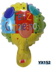 [YX152] Globos de 5 Pulgadas Frase FELIZ CUMPLEAÑOS