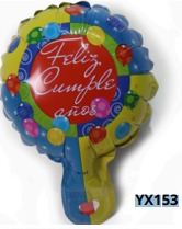 [YX153] Globos de 5 Pulgadas Frase FELIZ CUMPLEAÑOS