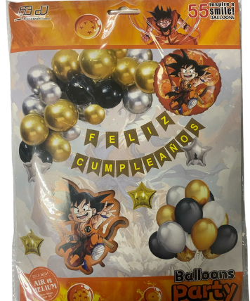 BOUQUETE 55 PCS DRAGON BALL