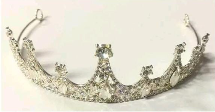 O3O1912 TIARA PRINCESA 14.5CMX5CM