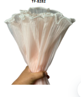 ORGANZA C/PERLA PARA RAMO DE FLORES ROSA VIEJO
