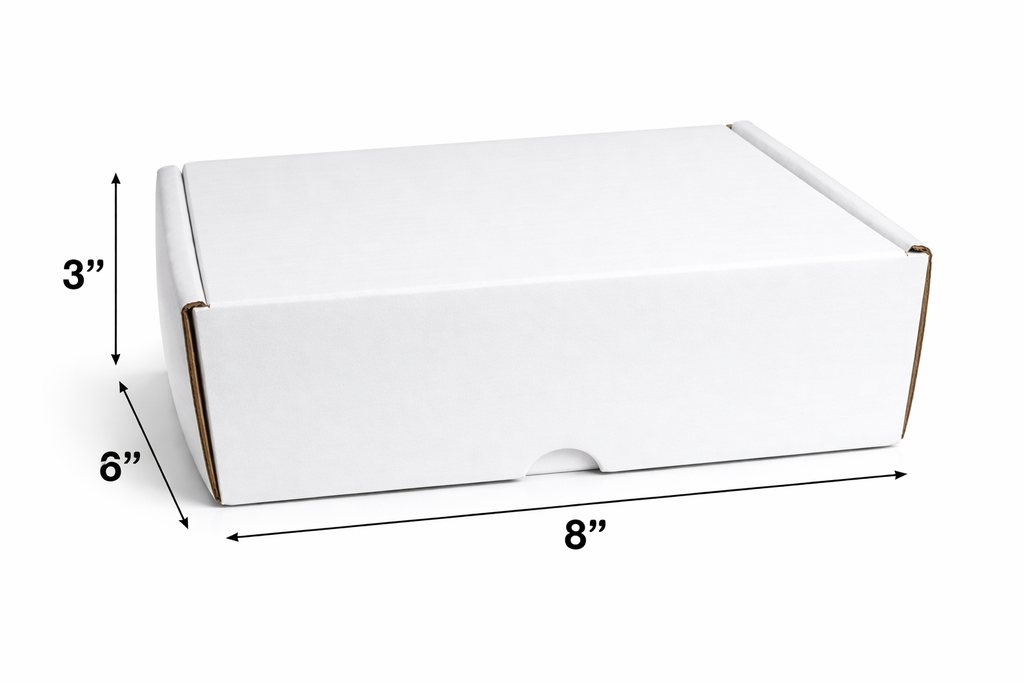 Caja Kraft blanca pequeña