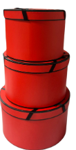 SET 3 CAJAS ROJAS DELUXE