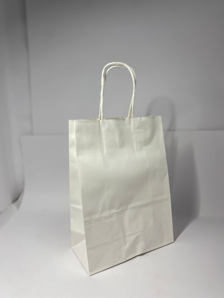 TF-7991 BOLSA KRAFT MINI "12X15X6" CM BLANCO