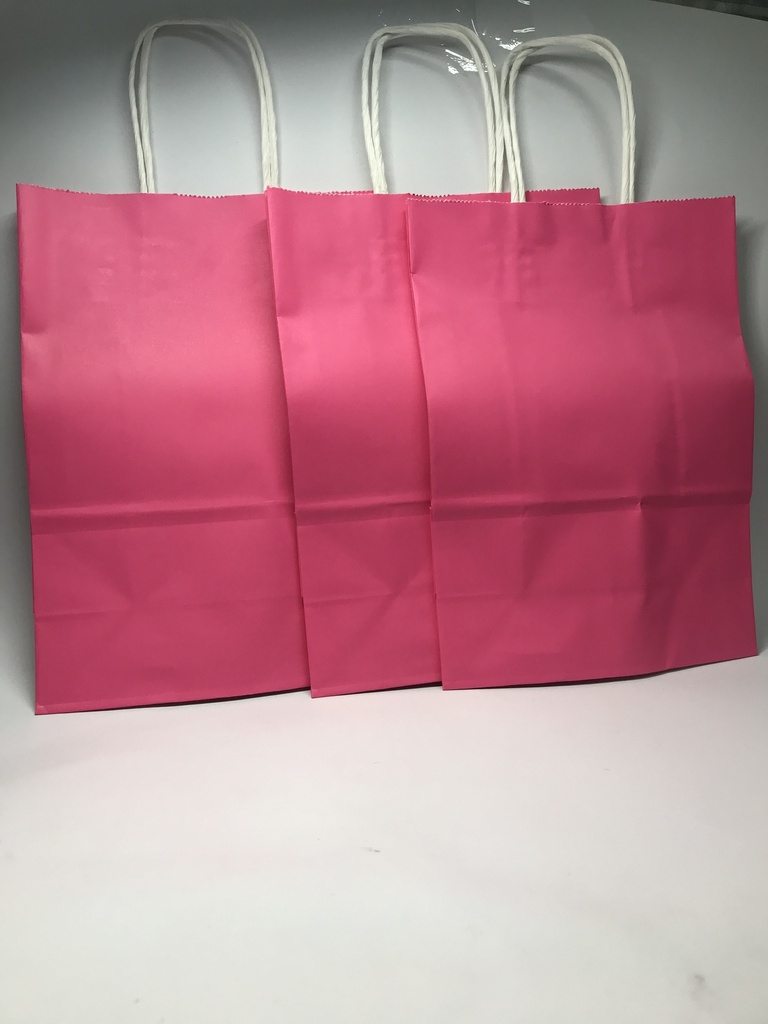 TF-8010 BOLSA KRAFT "S" FUSHIA PAQ.12