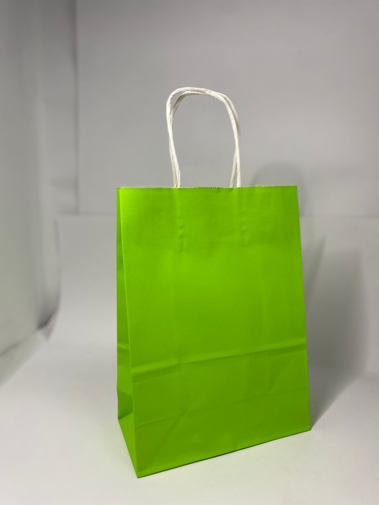 TF-8015 BOLSA KRAFT "S" VERDE LIMON
