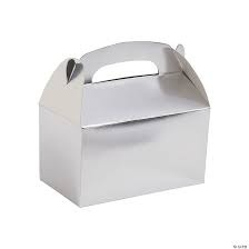TF-8138 CAJA LONCHERITA METALICA PLATEADA