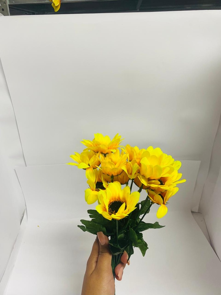 RAMO DE GIRASOL P 7 CABEZAS 8 CM