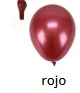 Globos Metalicos 100 piezas/bolsa 10"