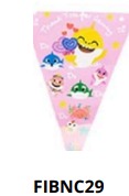 Banners de cumpleaños 1 pieza 20x28.5cm