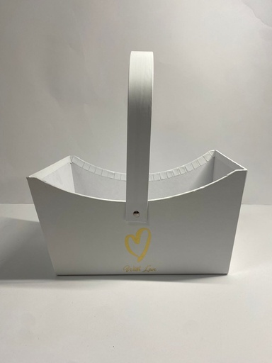 [TF-8613] CAJA TIPO BARCO BLANCA 20X12X11 CM