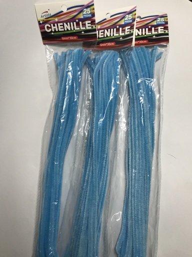 [38-AS0692-LBL] 38-AS0692-LBL LIMPIA PIPAS 25PCS 30CM AZUL CIELO