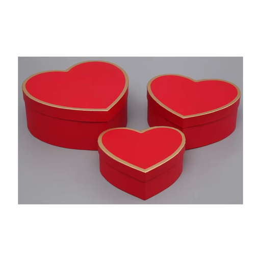 [8022-48] Caja corazon con orilla dorada
