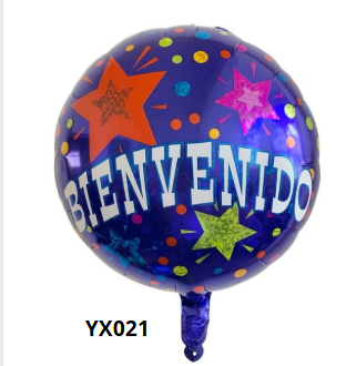 [YX021] GLOBO 18 PULGADAS FRASES