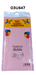 [O3U647] MANTEL SOLIDO ROSADO