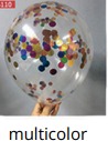 [10-36110] Globos con confeti 10 piezas/bolsa 12"