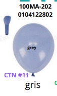 [100MA-202] Globos Pastel 100 piezas/bolsa 12"