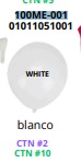 [100ME-001] Globos Latex 100 piezas/bolsa 5"