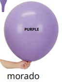 [10MA-426] Globos Pastel 10 piezas/bolsa 36"