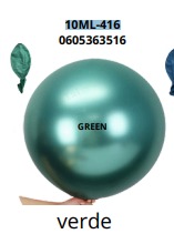 [10ML-416] Globos Metalicos 10 piezas/bolsa 36"