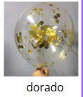 [50-36114] Globos con confeti 50 piezas/bolsa 12"
