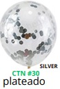 [50-36116] Globos con confeti 50 piezas/bolsa 12"