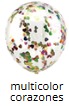 [50-36123] Globos con confeti 50 piezas/bolsa 12"