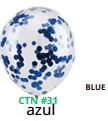 [50-36124] Globos con confeti 50 piezas/bolsa 12"