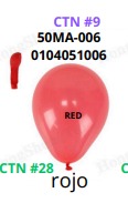 [50MA-006] Globos Pastel 50 piezas/bolsa 5"