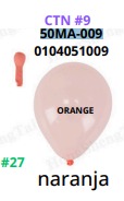 [50MA-009] Globos Pastel 50 piezas/bolsa 5"