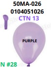 [50MA-026] Globos Pastel 50 piezas/bolsa 5"
