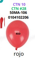 [50MA-106] Globos Pastel 50 piezas/bolsa 9"