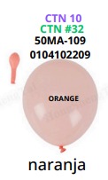 [50MA-109] Globos Pastel 50 piezas/bolsa 9"