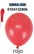 [50MA-206] Globos Pastel 50 piezas/bolsa 12"