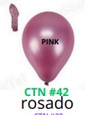 [50ML-030] Globos Metalicos 50 piezas/bolsa 5"
