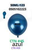 [50ML-123] Globos Metalicos 50 piezas/bolsa 10"