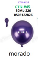 [50ML-226] Globos Metalicos 50 piezas/bolsa 12"