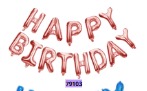 [79103] Globos Letras HAPPY BIRTHDAY 16 pulgadas