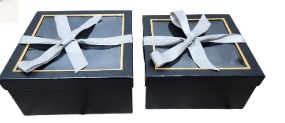 [CCNL] Set 2 Cajas negra con dorado