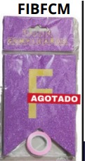 [FIBFCM] BANNER “FELIZ CUMPLEAÑOS” CARTONCILLO 12x17cm