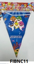 [FIBNC11] Banners de cumpleaños 1 pieza 20x28.5cm