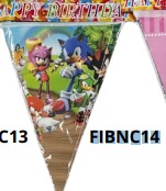 [FIBNC14] Banners de cumpleaños 1 pieza 20x28.5cm