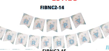 [FIBNC2-14] Banners de Cumpleaños 1 pieza