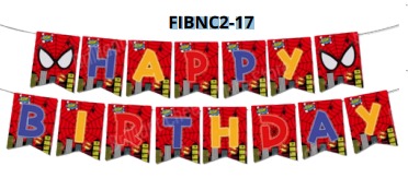 [FIBNC2-17] Banners de Cumpleaños 1 pieza