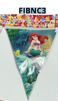 [FIBNC3] Banners de cumpleaños 1 pieza 20x28.5cm