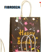 [FIBR002A] BOLSAS DE REGALO KRAFT MEDIANAS 20 PIEZAS/BOLSA 27x21x11cm