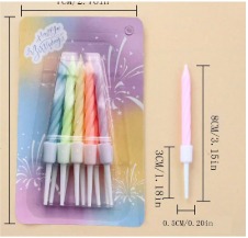 [FICDC001] CANDELAS COLORIDAS